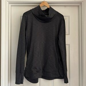 Athleta Cowl Neck Space Dye Sweatshirt